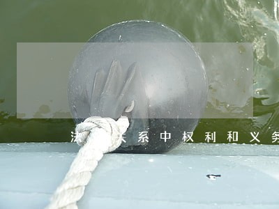 法律关系中权利和义务 法律关系中权利和义务