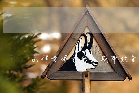 法律受保护的逾期滞纳金 法律受保护的逾期滞纳金