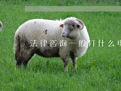法律咨询一般打什么电话 法律咨询一般打什么电话