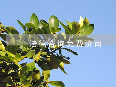 法律咨询免费济南 法律咨询免费济南