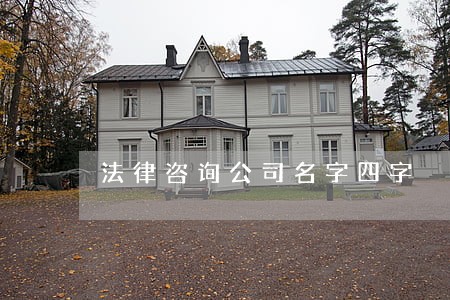 法律咨询公司名字四字 法律咨询公司名字四字