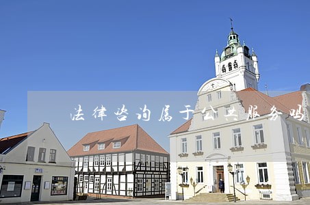 法律咨询属于公共服务吗