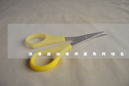 法律咨询律师事务所排名 法律咨询律师事务所排名