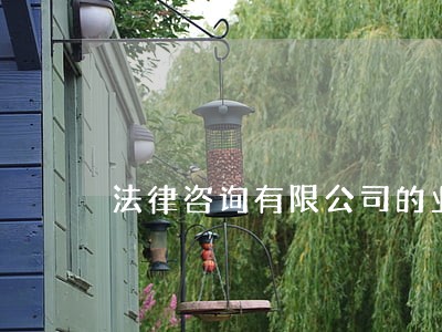 法律咨询有限公司的业务 法律咨询有限公司的业务