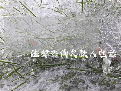 法律咨询欠款人电话 法律咨询欠款人电话