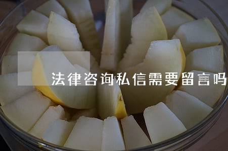 法律咨询私信需要留言吗