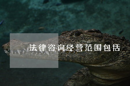 法律咨询经营范围包括 法律咨询经营范围包括