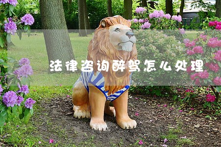 法律咨询醉驾怎么处理 法律咨询醉驾怎么处理