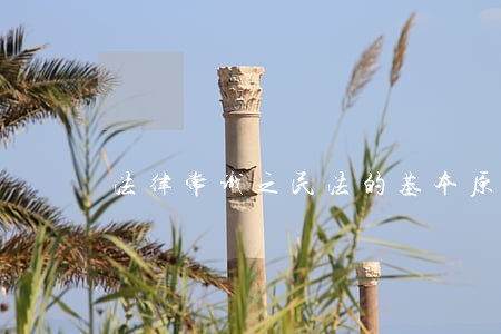 法律常识之民法的基本原则 法律常识之民法的基本原则