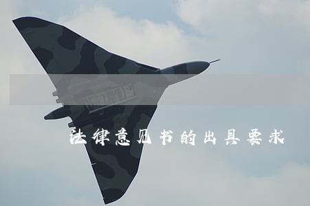 法律意见书的出具要求