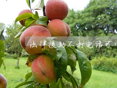 法律援助不打电话可以吗 法律援助不打电话可以吗