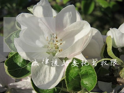 法律援助委托书权限 法律援助委托书权限