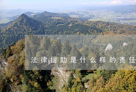 法律援助是什么样的责任 法律援助是什么样的责任