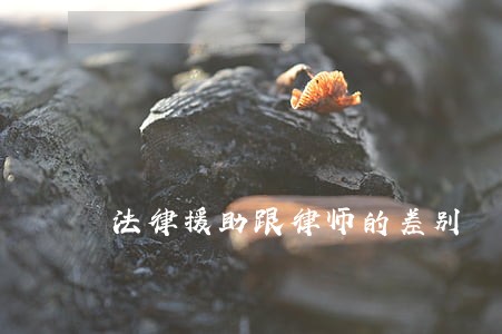 法律援助跟律师的差别 法律援助跟律师的差别