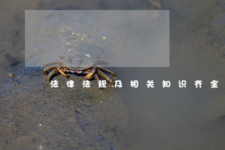 法律法规及相关知识齐全 法律法规及相关知识齐全