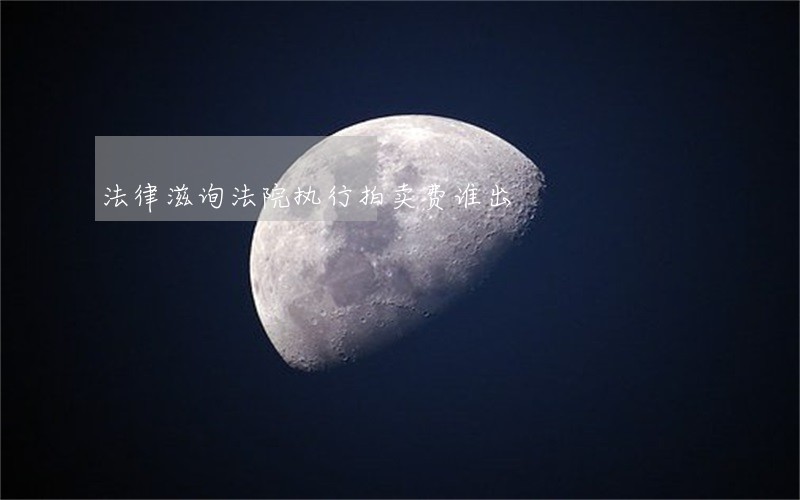法律滋询法院执行拍卖费谁出 法律滋询法院执行拍卖费谁出