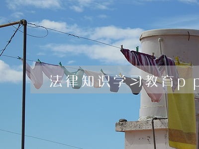 法律知识学习教育ppt模板 法律知识学习教育ppt模板