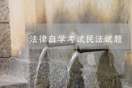 法律自学考试民法试题 法律自学考试民法试题