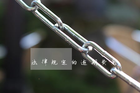 法律规定的逾期费用 法律规定的逾期费用