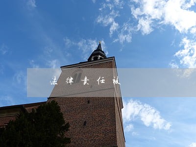 法律责任被 法律责任被