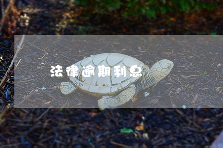 法律逾期利息 法律逾期利息
