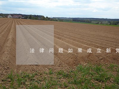 法律问题如果成立新党 法律问题如果成立新党