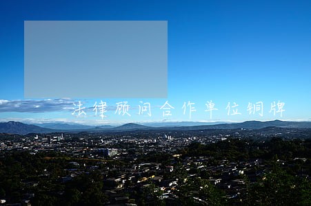法律顾问合作单位铜牌 法律顾问合作单位铜牌