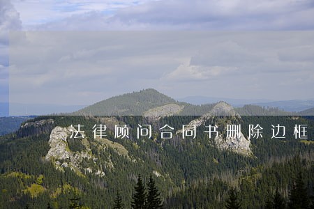 法律顾问合同书删除边框 法律顾问合同书删除边框