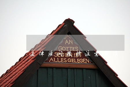法律顾问投标注意事项 法律顾问投标注意事项