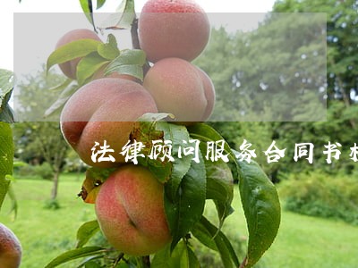 法律顾问服务合同书模板 法律顾问服务合同书模板