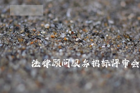 法律顾问服务招标评审会 法律顾问服务招标评审会