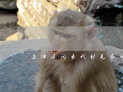 法律顾问来我村见面讲话 法律顾问来我村见面讲话
