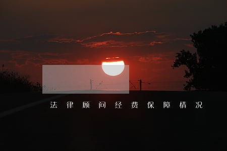 法律顾问经费保障情况 法律顾问经费保障情况