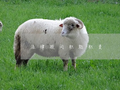 法律顾问职能职责 法律顾问职能职责