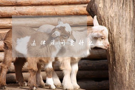 法律顾问要什么证 法律顾问要什么证
