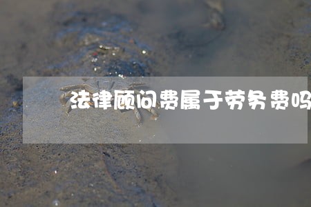 法律顾问费属于劳务费吗 法律顾问费属于劳务费吗