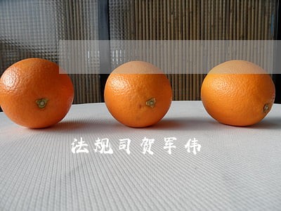 法规司贺军伟 法规司贺军伟