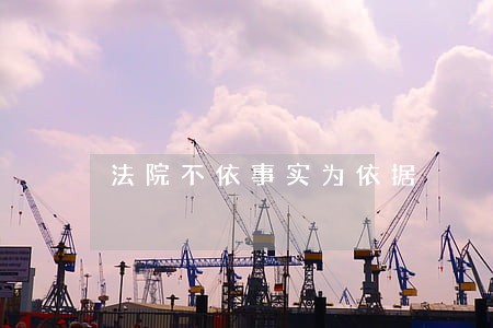 法院不依事实为依据 法院不依事实为依据