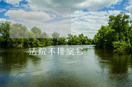 法院不排案号 法院不排案号