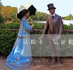 法院不釆信证据怎么办 法院不釆信证据怎么办