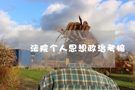 法院个人思想政治考核 法院个人思想政治考核