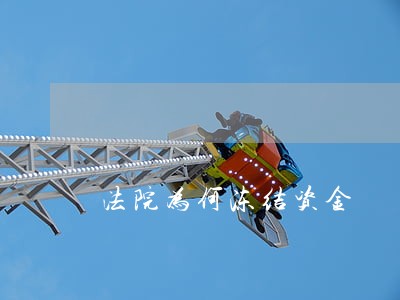 法院为何冻结资金
