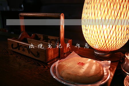 法院书记员作总结