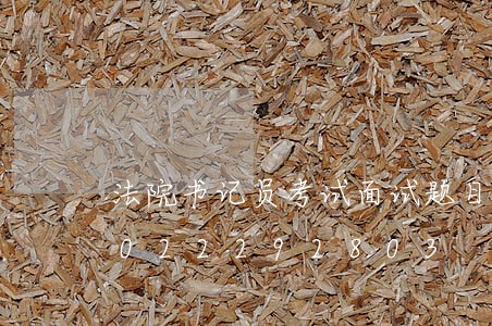 法院书记员考试面试题目及答案/2023022292803
