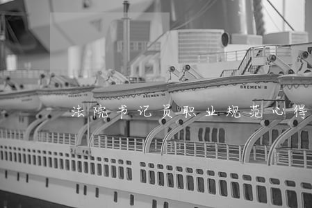 法院书记员职业规范心得体会