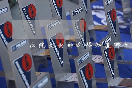 法院交费的收据知道哪个法官吗 法院交费的收据知道哪个法官吗