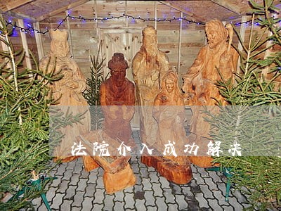 法院介入成功解决 法院介入成功解决