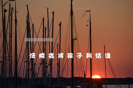法院会将孩子判给谁 法院会将孩子判给谁