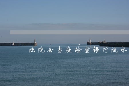 法院会当庭检查银行流水吗 法院会当庭检查银行流水吗