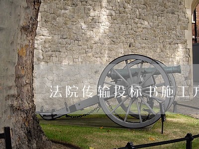 法院传输投标书施工方案 法院传输投标书施工方案